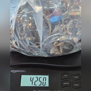 Mixed Jewelry Scrap & DIY Lot 4.2 lbs, Various Colors & Materials